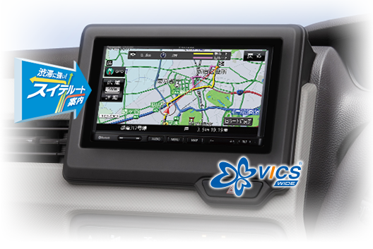 「VICS WIDE」標準対応！「スイテルート案内」で快適ドライブ