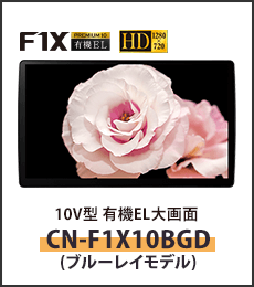 10V型 有機EL大画面カーナビステーションCN-F1X10BGD