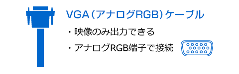 VGA(アナログRGB)ケーブル