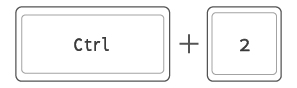 Ctrl+2