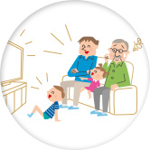家族で観ているテレビの音が聞き取りにくい